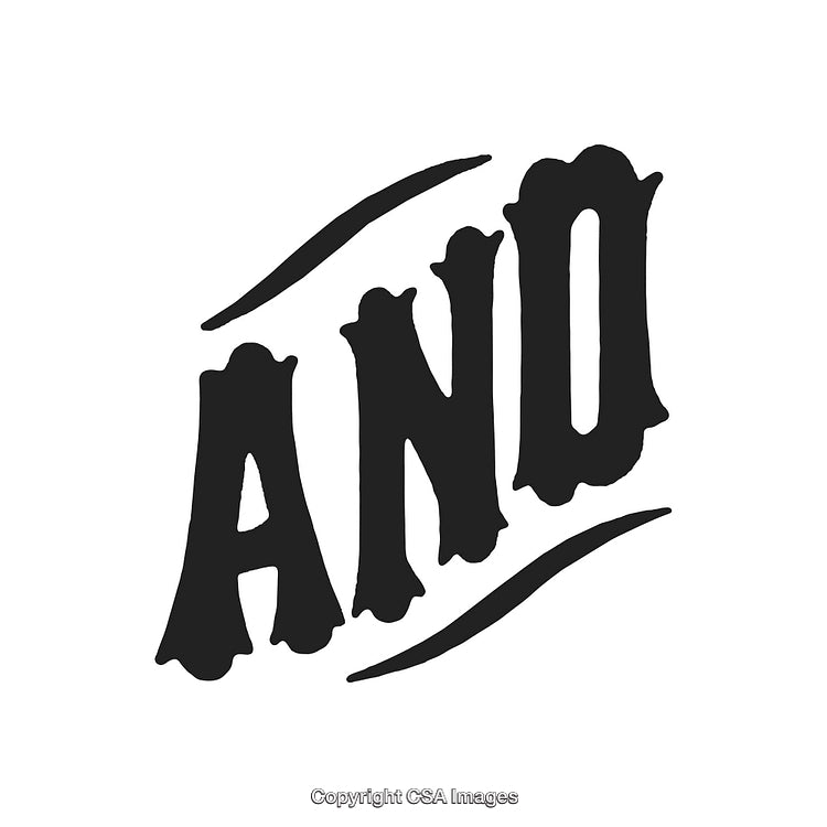 Stylish Black Lettering Design with Short Word and Decorative Lines