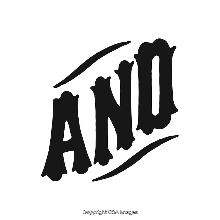 Stylish Black Lettering Design with Short Word and Decorative Lines