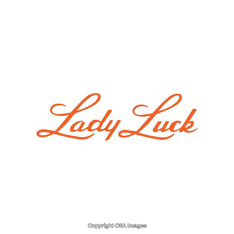 Elegant Orange Cursive Lettering Composition on Clean White Background