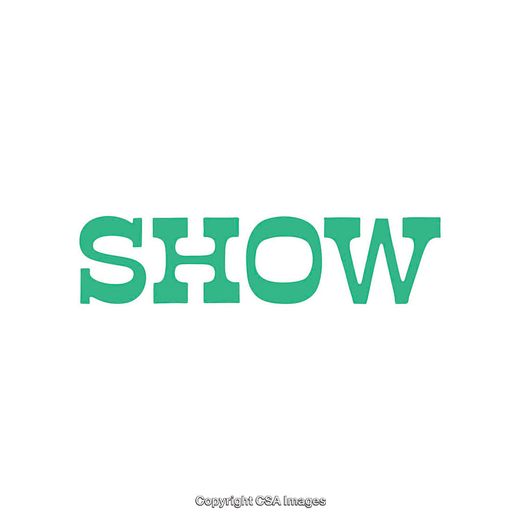 Green Stylized Text Design Centered on White Background