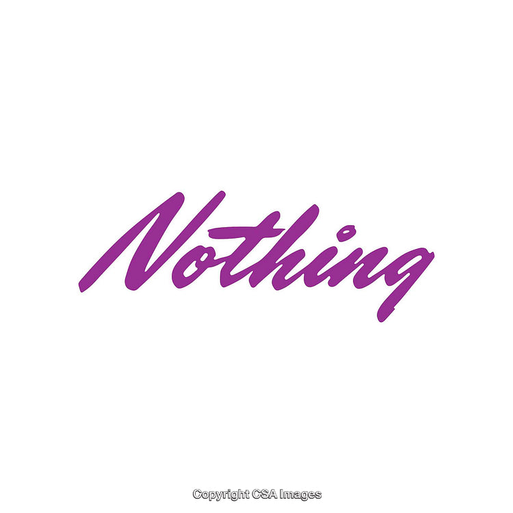 Purple Script Word Art Illustration on a Blank White Background