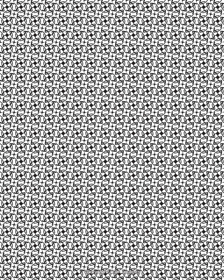 Seamless Black and White Abstract Geometric Pattern Background Design