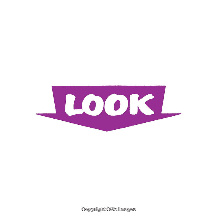 Minimalistic Purple and White Word Graphic with Arrow Design