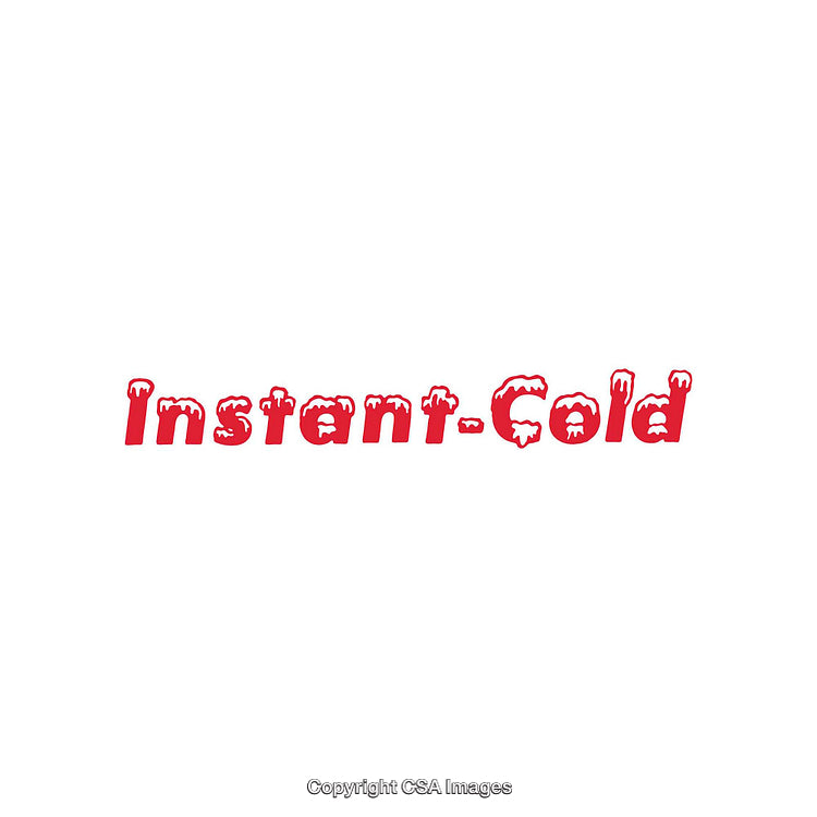 Simple Red Text Design Featuring an Icy Winter Theme