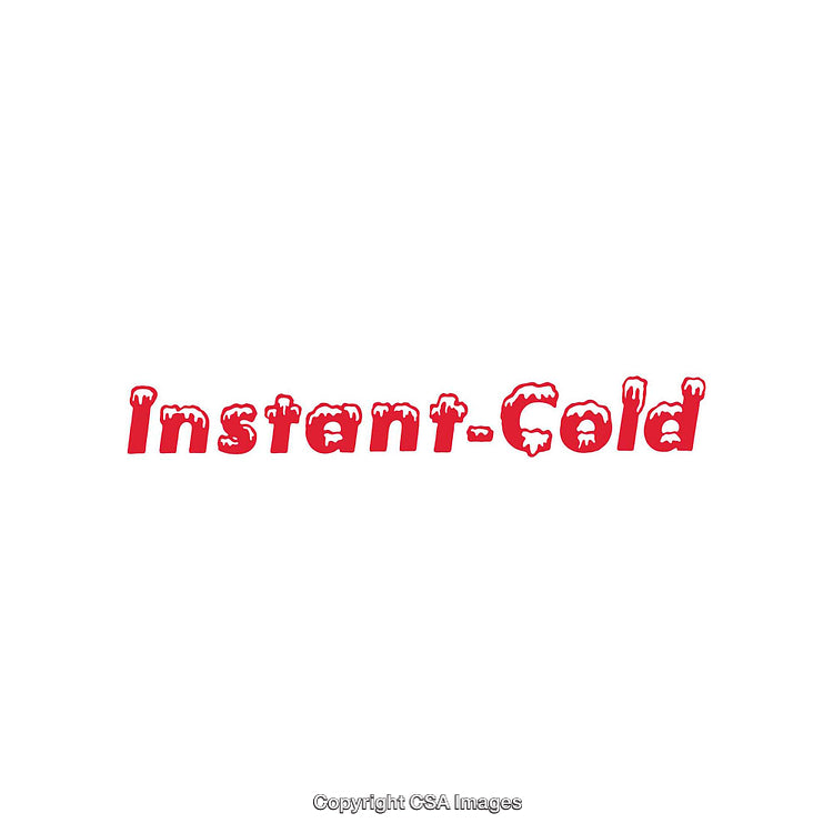 Simple Red Text Design Featuring an Icy Winter Theme
