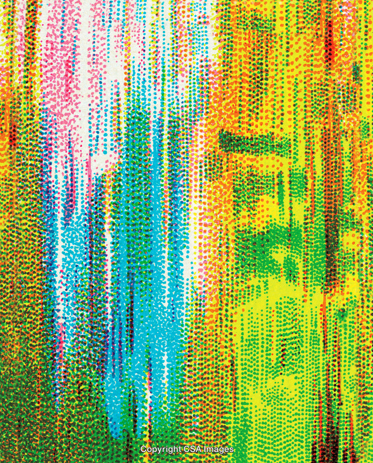 Abstract Vibrant Multicolored Digital Art With Dynamic Patterns