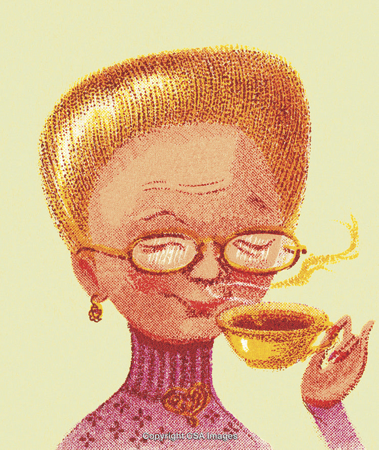 Woman Drinking Coffee