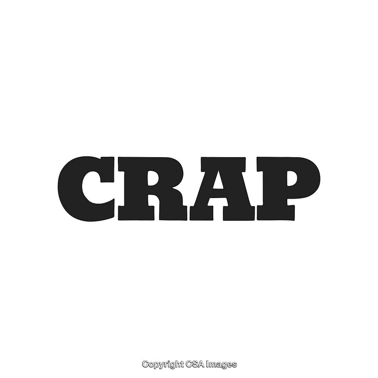 Bold Black Typeface Word With a Clean White Background Design