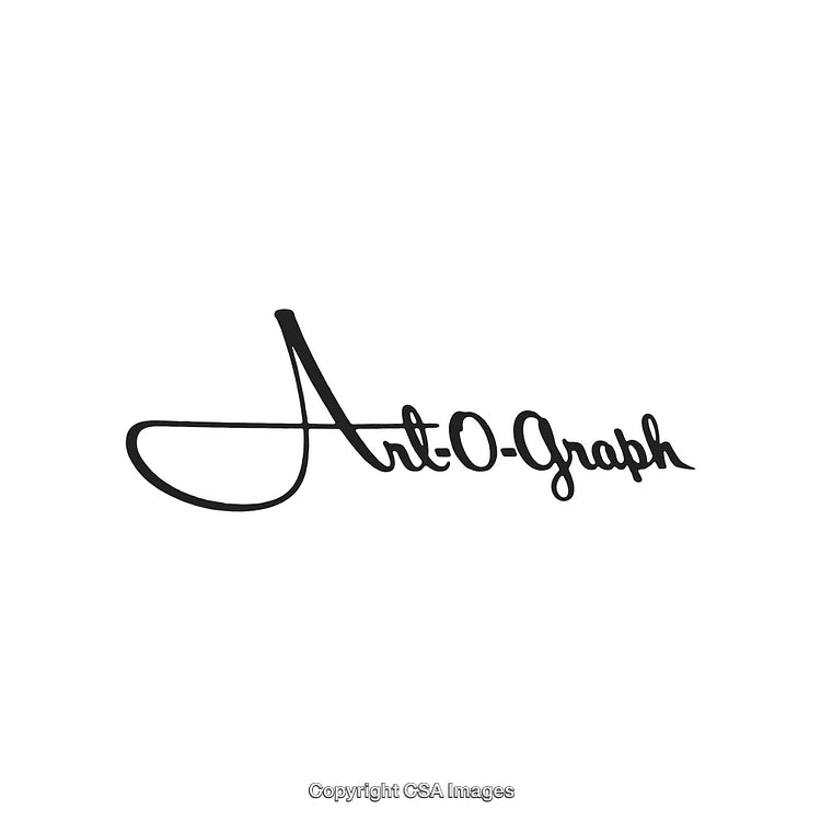 Elegant Handwritten Style Artistic Logo Design Illustration