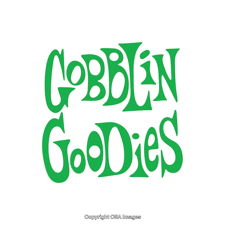 Playful Green Text Artwork For Holiday or Culinary Themes