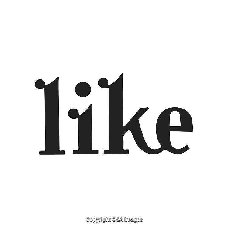 Stylized Text Displaying the Word Like in Modern Font Style