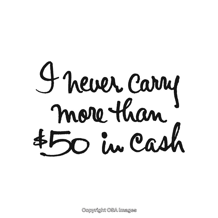 Handwritten Motivational Quote About Financial Habits and Cash Management
