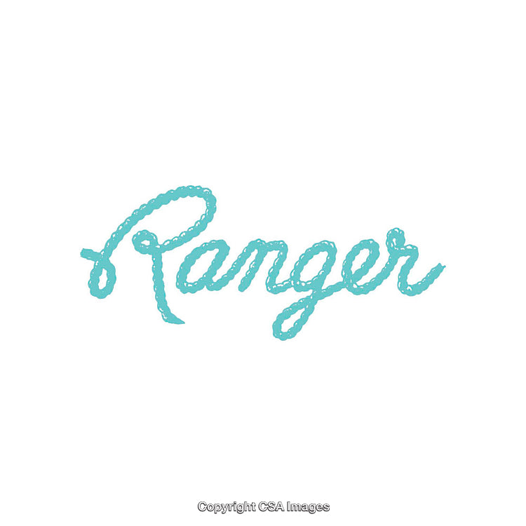 Elegant Aqua Script Writing on Transparent White Background