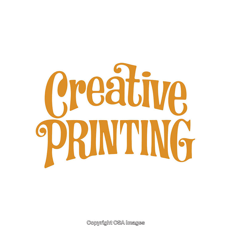 Creative Typography Design Featuring Bold Retro Font in Vibrant Orange Color Theme