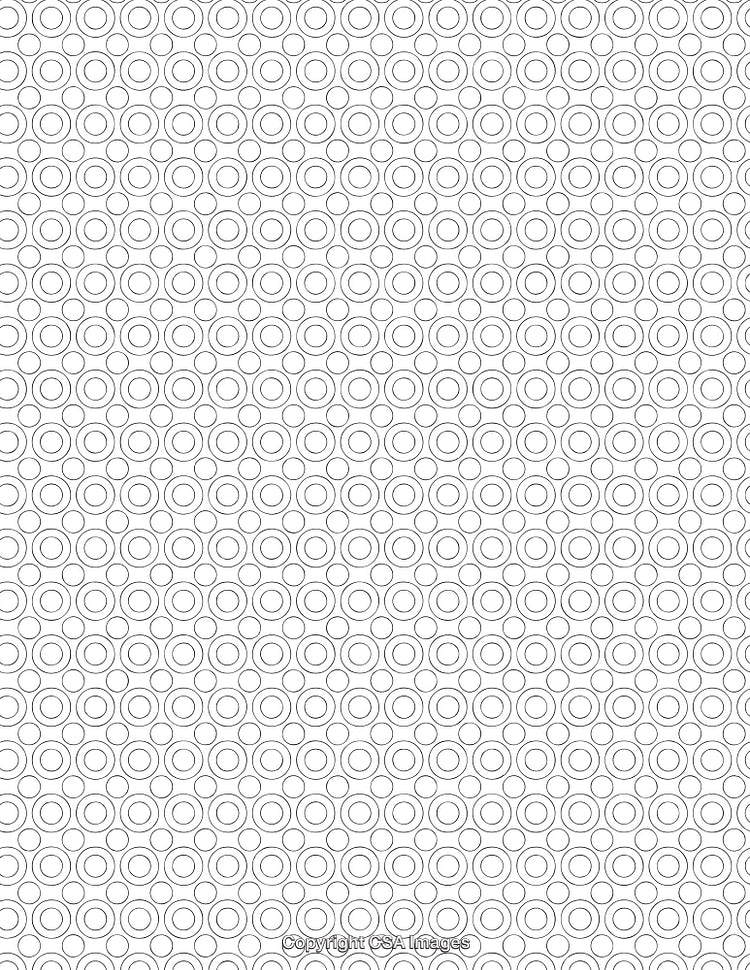 Black and White Geometric Patterned Background with Circular Designs