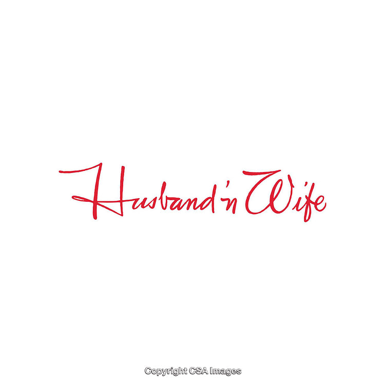 Red Script Calligraphy Text Depicting Partnership and Commitment