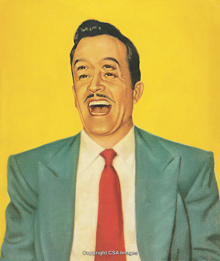 Portrait of a Smiling Gentleman in a Vintage Illustration Style