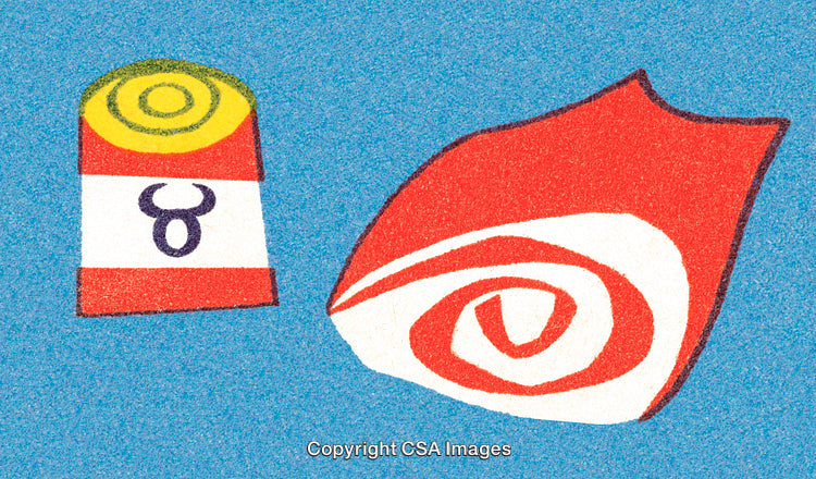 Colorful Abstract Illustration with Bold Shapes and Modern Design Elements