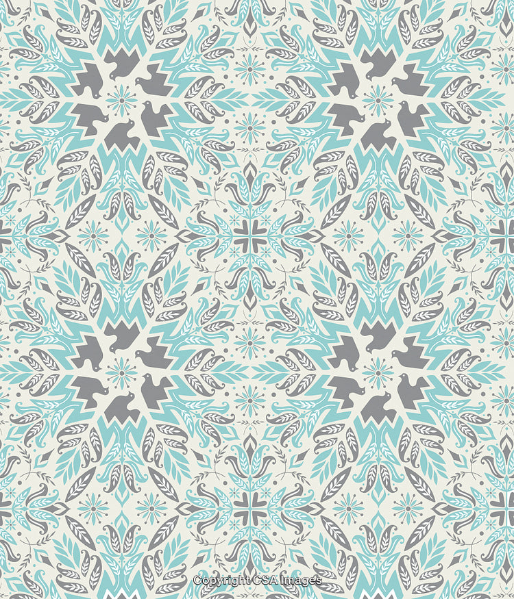 Blue Flower Pattern