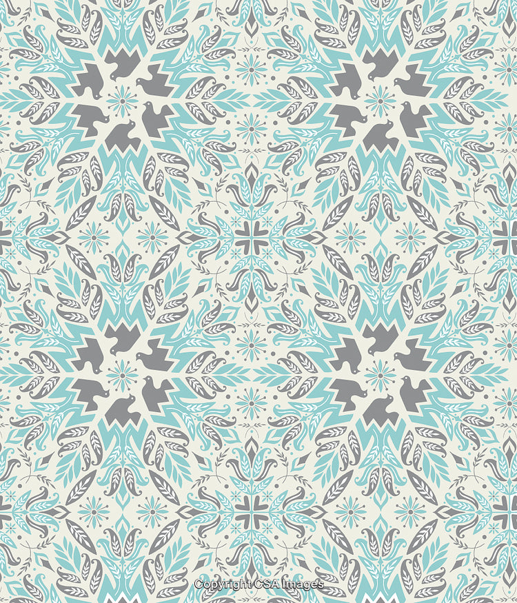 Blue Flower Pattern