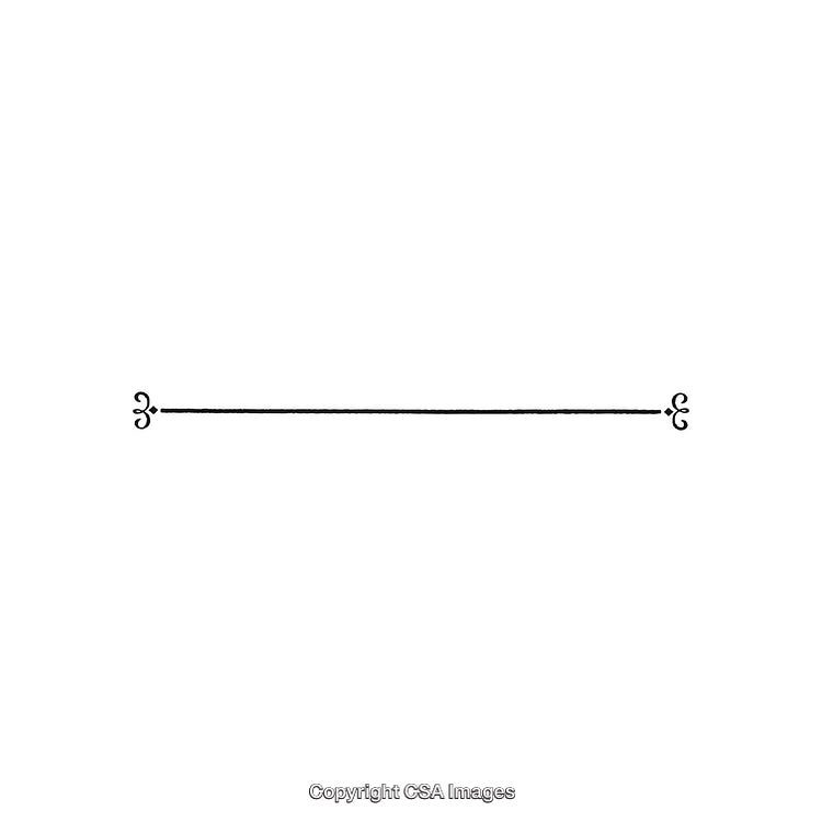 Elegant Floral Decorative Line Ornament Design With Minimalistic Style