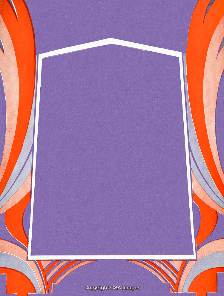 Abstract Geometric Background with Purple and Orange Elegant Design Patterns