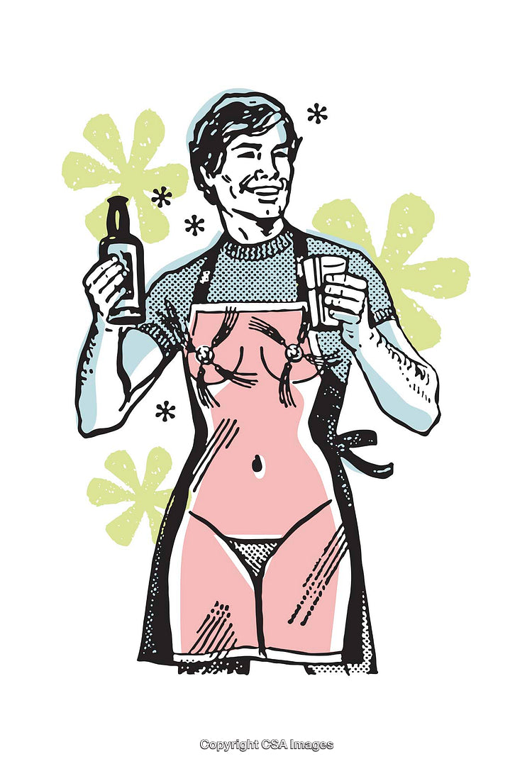 Colorful Retro Illustration Featuring Humor and Quirky Artistic Style