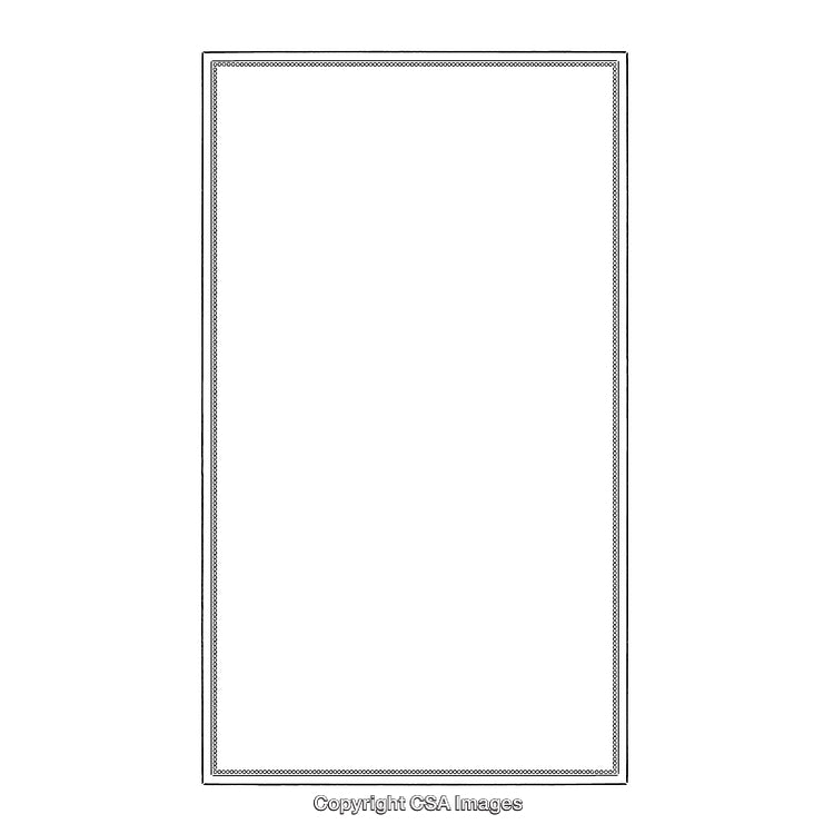 Elegant Black and White Border Design for Stationery and Certificates