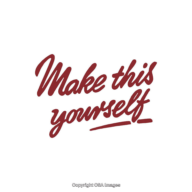 Inspirational One-Color Script Font Design With Motivational Message