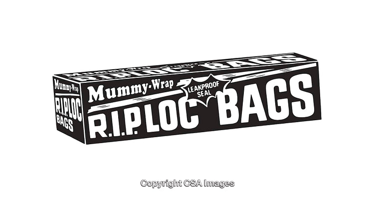 Black and White Mummy Wrap Line Art Design with Text Elements