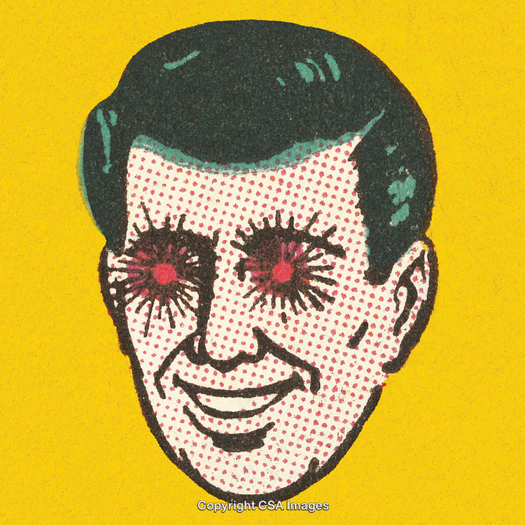 Surreal Pop Art Portrait with Intense Visual Effects