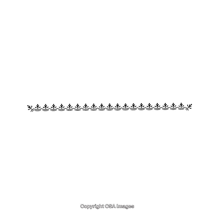 Elegant Black Cornered Floral Border Illustration on Clean White Background