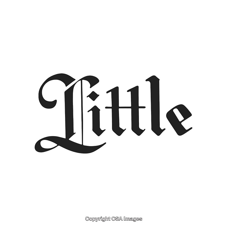 Stylish Blackletter Font In Bold Black And White Minimalist Design