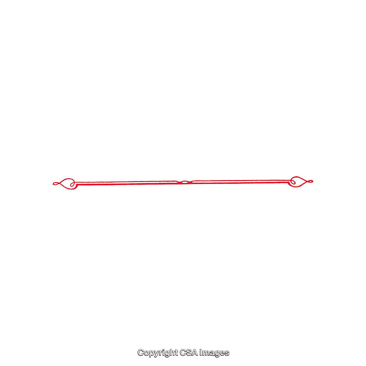 Intricate Red Line Art With Symmetrical Patterns on a White Background