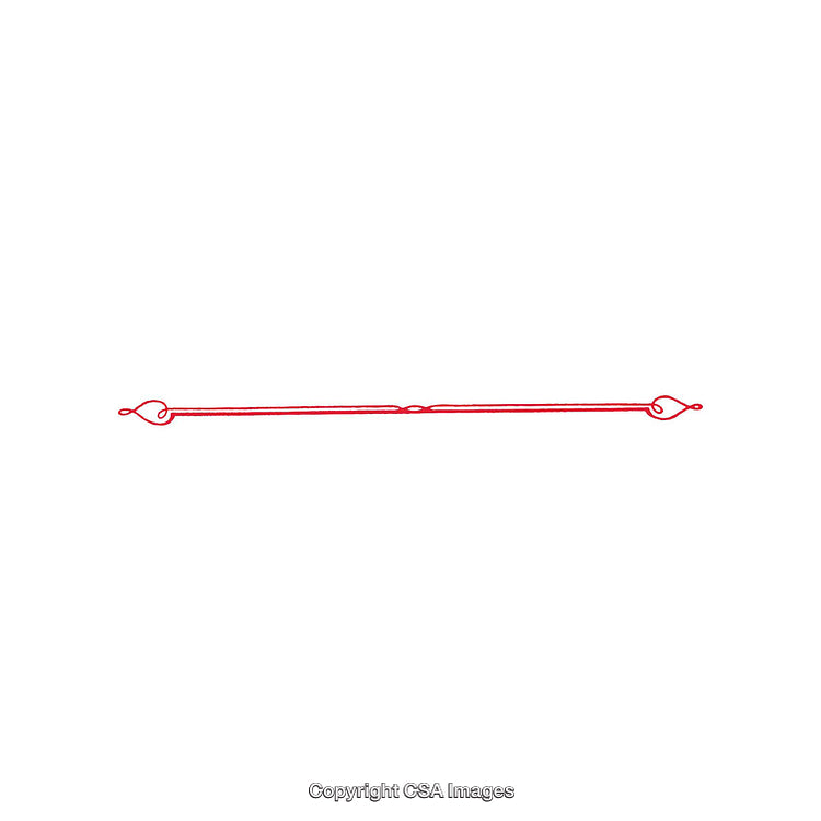 Intricate Red Line Art With Symmetrical Patterns on a White Background