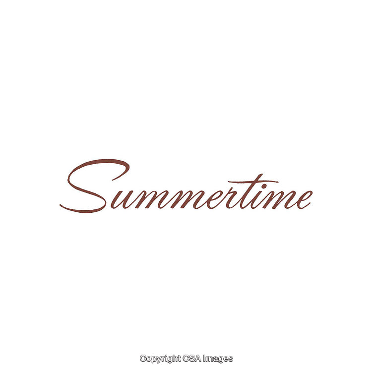 Elegant Inspirational Summertime Text on White Background