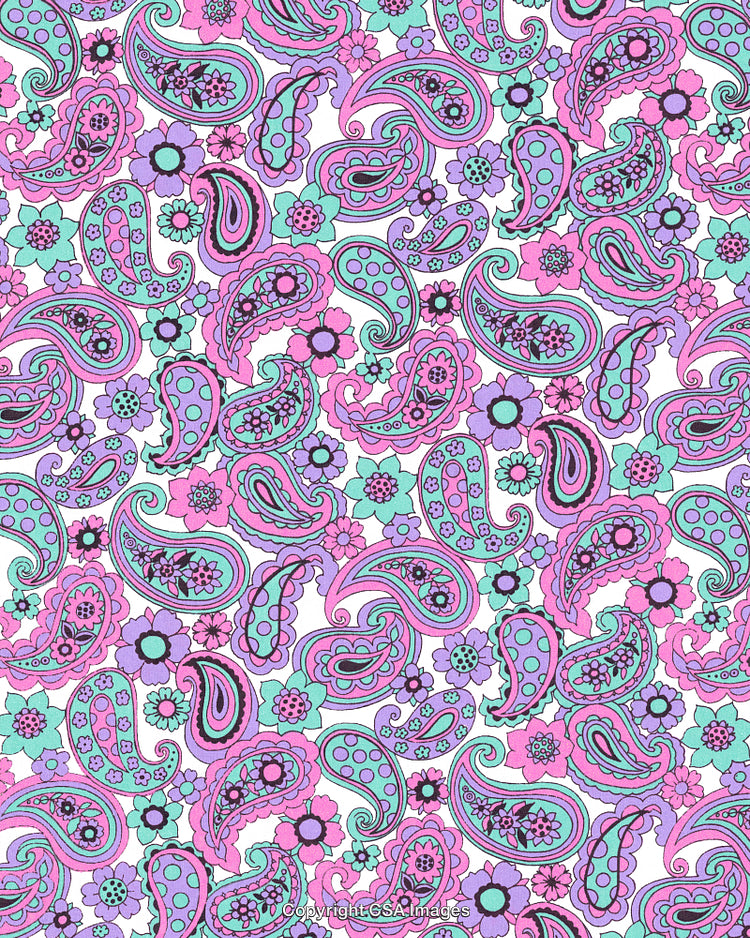 Purple Paisley Pattern