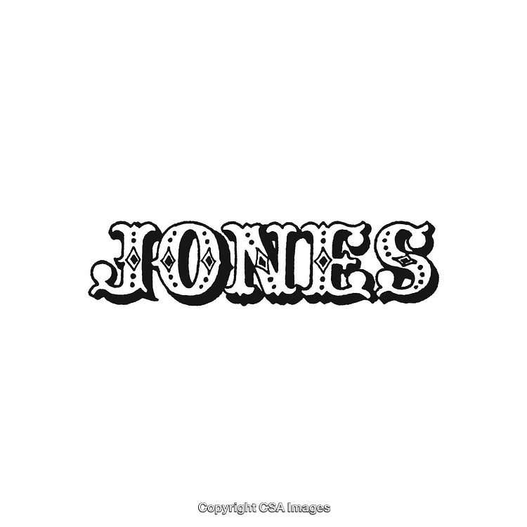 Elegant Vintage Western Style Font Embellished With Patterns and Shadows