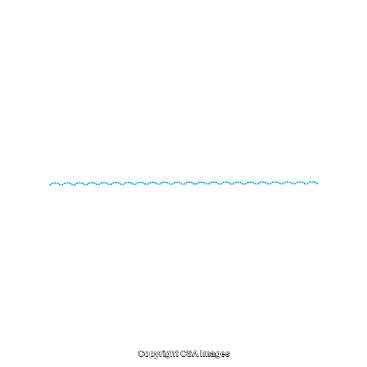 Minimalist Wavy Blue Line on a Clean White Background