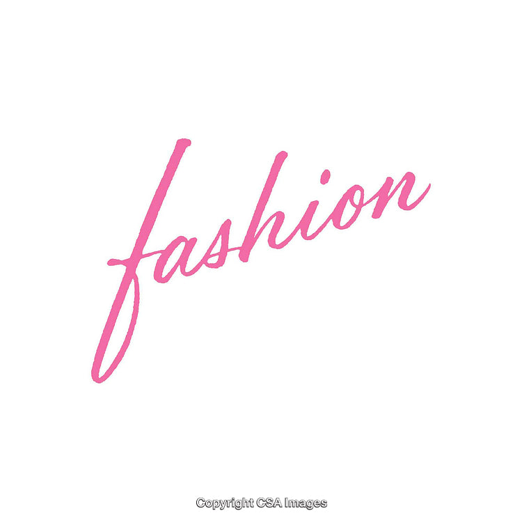 Stylish Pink Fashion Typography on a Minimalist White Background