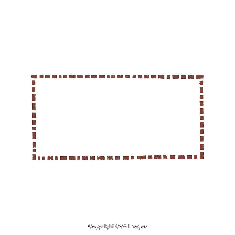 Dotted Rectangular Frame Design on White Background