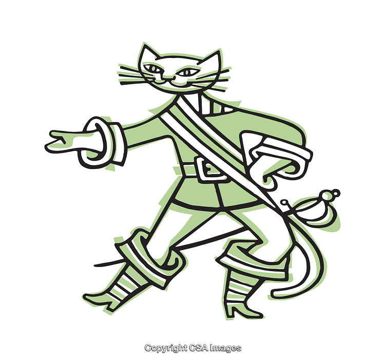 Playful Anthropomorphic Cat Dressed as an Adventurous Swashbuckler