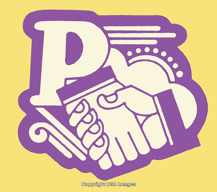 Creative Graphic Depiction of Collaboration and Agreement