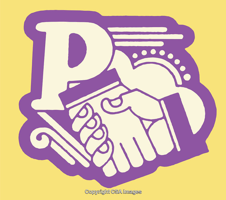 Creative Graphic Depiction of Collaboration and Agreement