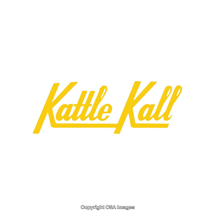 Yellow Retro Logo Design on a Clean White Background