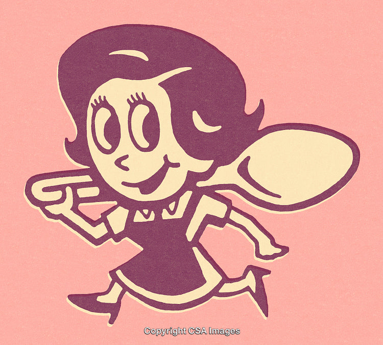 Retro Styled Cartoon Character With Cheerful Expression and Playful Design