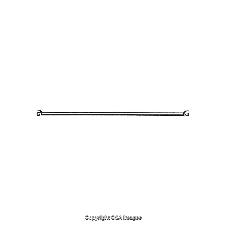 Minimalist Black and White Ornamental Decorative Line Border Design
