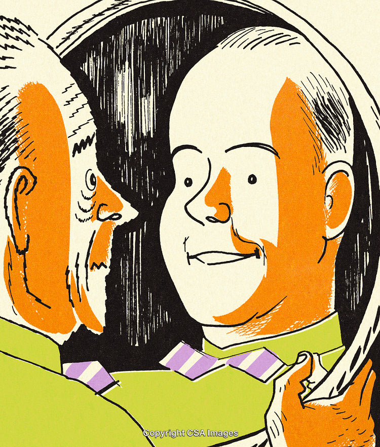 Abstract Illustration Reflecting Contrast Between Youth and Age
