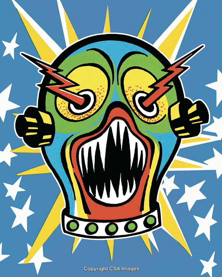 Vibrant Abstract Pop Art With Electric Energy and Explosive Details