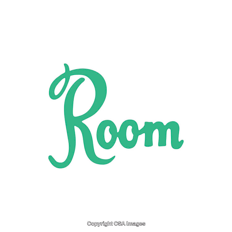 Elegant Typography Featuring the Word Room in a Stylish Design